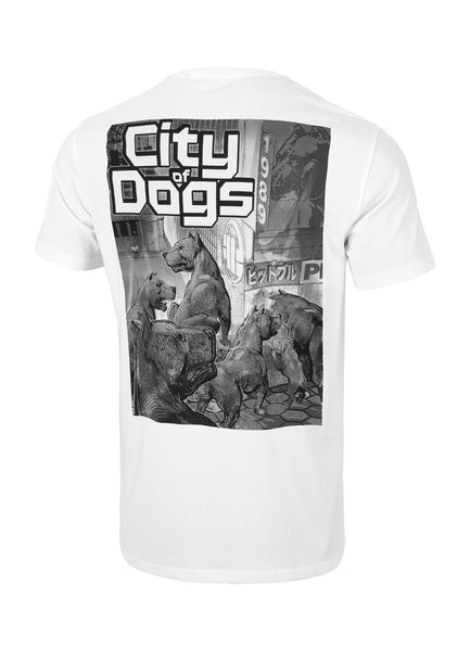 Koszulka CITY OF DOGS Biała