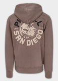 Bluza męska rozpinana z kapturem Washed DOG SD