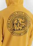 Bluza męska rozpinana z kapturem Washed VINTAGE BJJ
