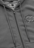 Bluza rozpinana z kapturem damska Washed MANZANITA HEART