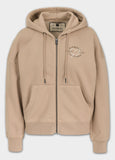 Bluza rozpinana z kapturem damska Washed MANZANITA HEART