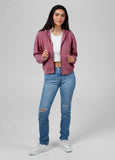 Bluza rozpinana z kapturem damska Washed Manzanita II
