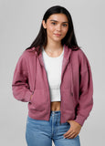 Bluza rozpinana z kapturem damska Washed Manzanita II