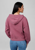 Bluza rozpinana z kapturem damska Washed Manzanita II