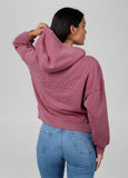 Bluza rozpinana z kapturem damska Washed Manzanita II