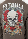 Bluza rozpinana z kapturem Washed SANTA MUERTE
