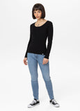 Longsleeve damski Rib