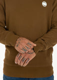 Bluza Crewneck Small Logo Brązowa - kup z Pit Bull West Coast Oficjalny Sklep