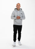 BLUZA Z KAPTUREM SMALL LOGO SZARA MLG - kup z Pit Bull West Coast Oficjalny Sklep