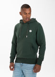 BLUZA Z KAPTUREM SMALL LOGO CIEMNOZIELONA - kup z Pit Bull West Coast Oficjalny Sklep