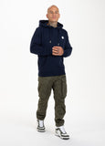 BLUZA Z KAPTUREM SMALL LOGO DARK NAVY - kup z Pit Bull West Coast Oficjalny Sklep