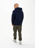 BLUZA Z KAPTUREM SMALL LOGO DARK NAVY - kup z Pit Bull West Coast Oficjalny Sklep