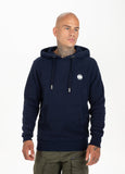 BLUZA Z KAPTUREM SMALL LOGO DARK NAVY - kup z Pit Bull West Coast Oficjalny Sklep