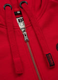 Bluza damska rozpinana z kapturem SMALL LOGO 22 Czerwona - kup z Pit Bull West Coast Oficjalny Sklep