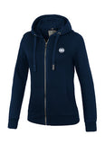 Bluza damska rozpinana z kapturem SMALL LOGO 22 Granatowa - kup z Pit Bull West Coast Oficjalny Sklep