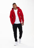 BLUZA ROZPINANA Z KAPTUREM  HILLTOP 2 CZERWONY - kup z Pit Bull West Coast Oficjalny Sklep