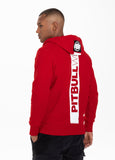 BLUZA ROZPINANA Z KAPTUREM  HILLTOP 2 CZERWONY - kup z Pit Bull West Coast Oficjalny Sklep