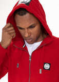 BLUZA ROZPINANA Z KAPTUREM  HILLTOP 2 CZERWONY - kup z Pit Bull West Coast Oficjalny Sklep