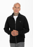 BLUZA ROZPINANA SMALL LOGO PREMIUM PIQUE CZARNA - kup z Pit Bull West Coast Oficjalny Sklep