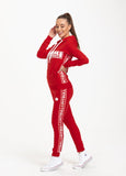 Bluza damska z kapturem BOXING FRENCH TERRY Czerwona - kup z Pit Bull West Coast Oficjalny Sklep