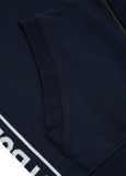 Rozpinana bluza z kapturem French Terry LOTUS Granatowa - kup z Pitbull West Coast Oficjalny Sklep 