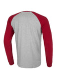 Longsleeve Heavyweight SMALL LOGO Szary/Czerwony - kup z Pit Bull West Coast Oficjalny Sklep