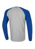 Longsleeve Heavyweight SMALL LOGO Szary/Niebieski - kup z Pit Bull West Coast Oficjalny Sklep