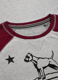 Longsleeve Heavyweight CALIFORNIA Szary/Burgundowy - kup z Pit Bull West Coast Oficjalny Sklep