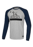 Longsleeve Heavyweight CALIFORNIA Szary/Granatowy - kup z Pit Bull West Coast Oficjalny Sklep