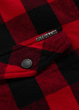 Koszula wierzchnia z kapturem PIONEER Czerwona/Czarna