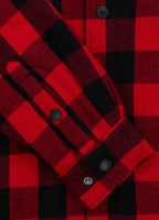 Koszula wierzchnia z kapturem PIONEER Czerwona/Czarna