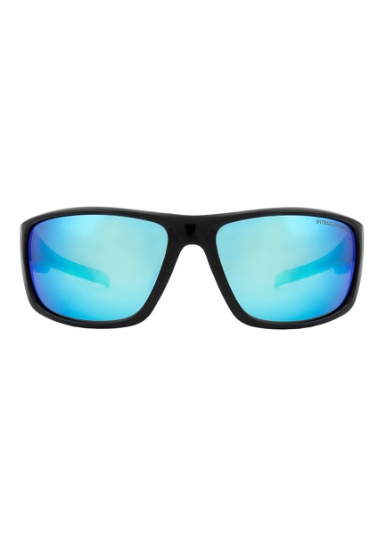 Okulary PEPPER Czarno-niebieskie