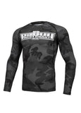 Longsleeve Rashguard All Black Camo Boxing