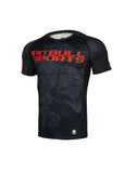Rashguard fitted MASTER OF MUAY THAI Czarny - kup z Pit Bull West Coast Oficjalny Sklep