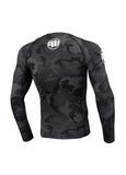 Longsleeve Rashguard All Black Camo