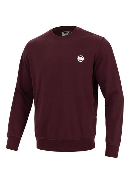 Bluza crewneck CARSON Burgundowa