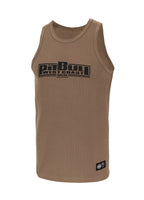 Tank top RIB BOXING Brązowy