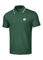 Koszulka POLO PIQUE STRIPES REGULAR Zielona