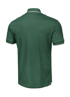 Koszulka POLO PIQUE STRIPES REGULAR Zielona