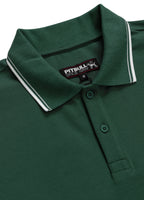 Koszulka POLO PIQUE STRIPES REGULAR Zielona