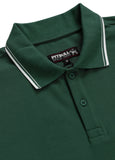 Koszulka POLO PIQUE STRIPES REGULAR Zielona