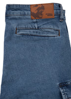 Jeansowe Szorty Cargo DEERHORN Classic Wash