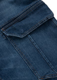 Jeansowe Szorty Cargo LONGSPUR Navy Wash