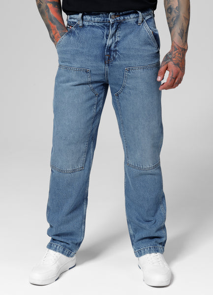 Jeansowe Spodnie CARPENTER Blue Denim