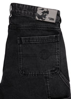 Jeansowe Spodnie CARPENTER Black Denim