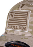 Czapka Full Cap PITUBULL USA Camo/Piaskowa