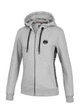Bluza rozpinana z kapturem damska French Terry Small Logo