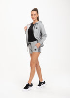 Bluza rozpinana z kapturem damska French Terry Small Logo