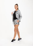 Bluza rozpinana z kapturem damska French Terry Small Logo