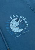 Bluza męska rozpinana z kapturem Washed PLANET SURF